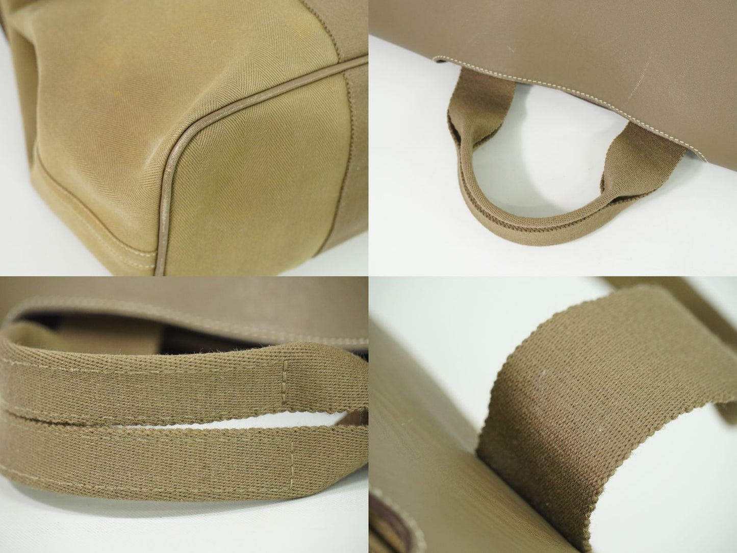 HERMES ヴァルパライソ MM トートバッグ グレージュ