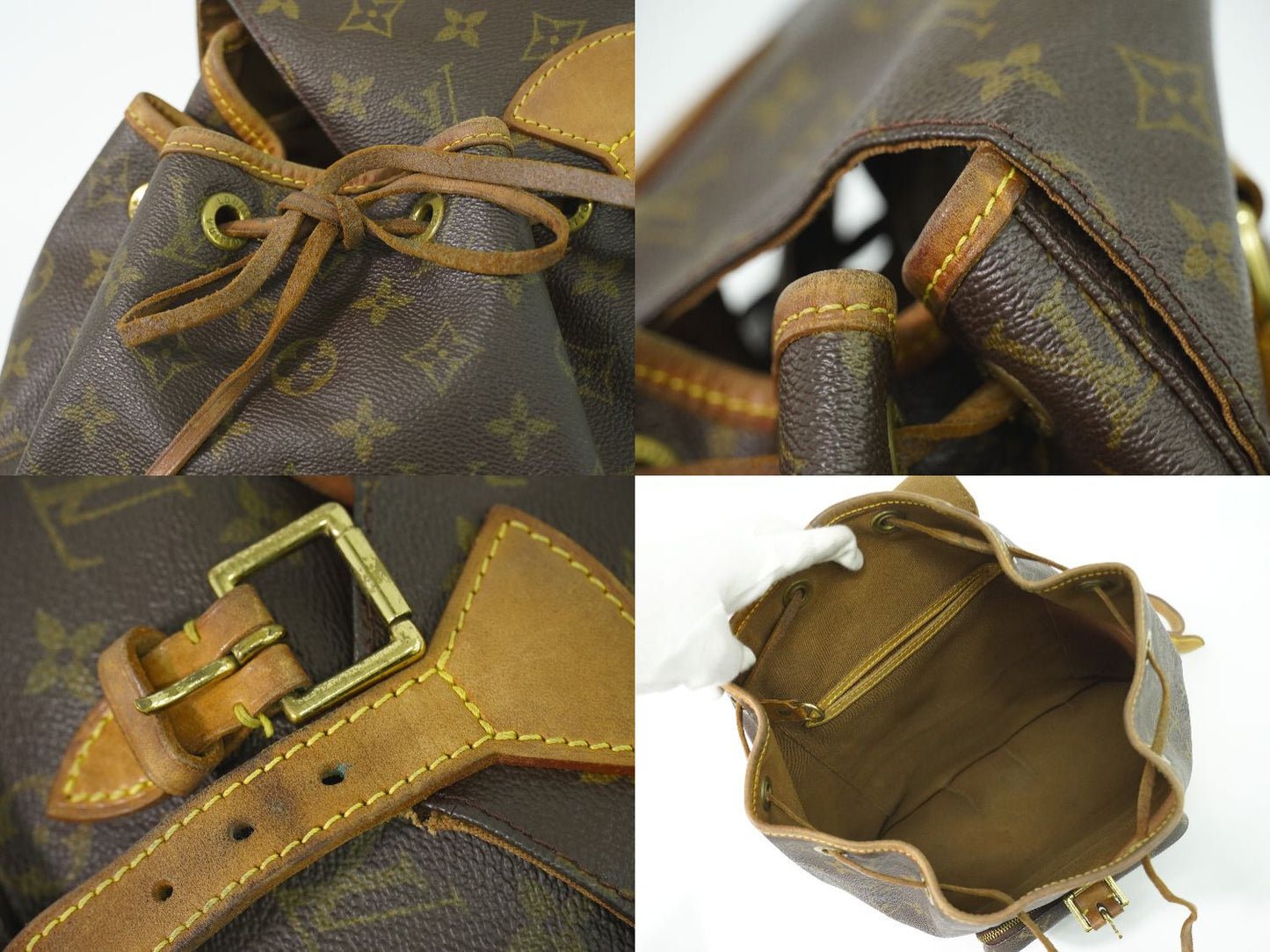 LOUIS VUITTON モンスリ MM リュックサック モノグラム M51136