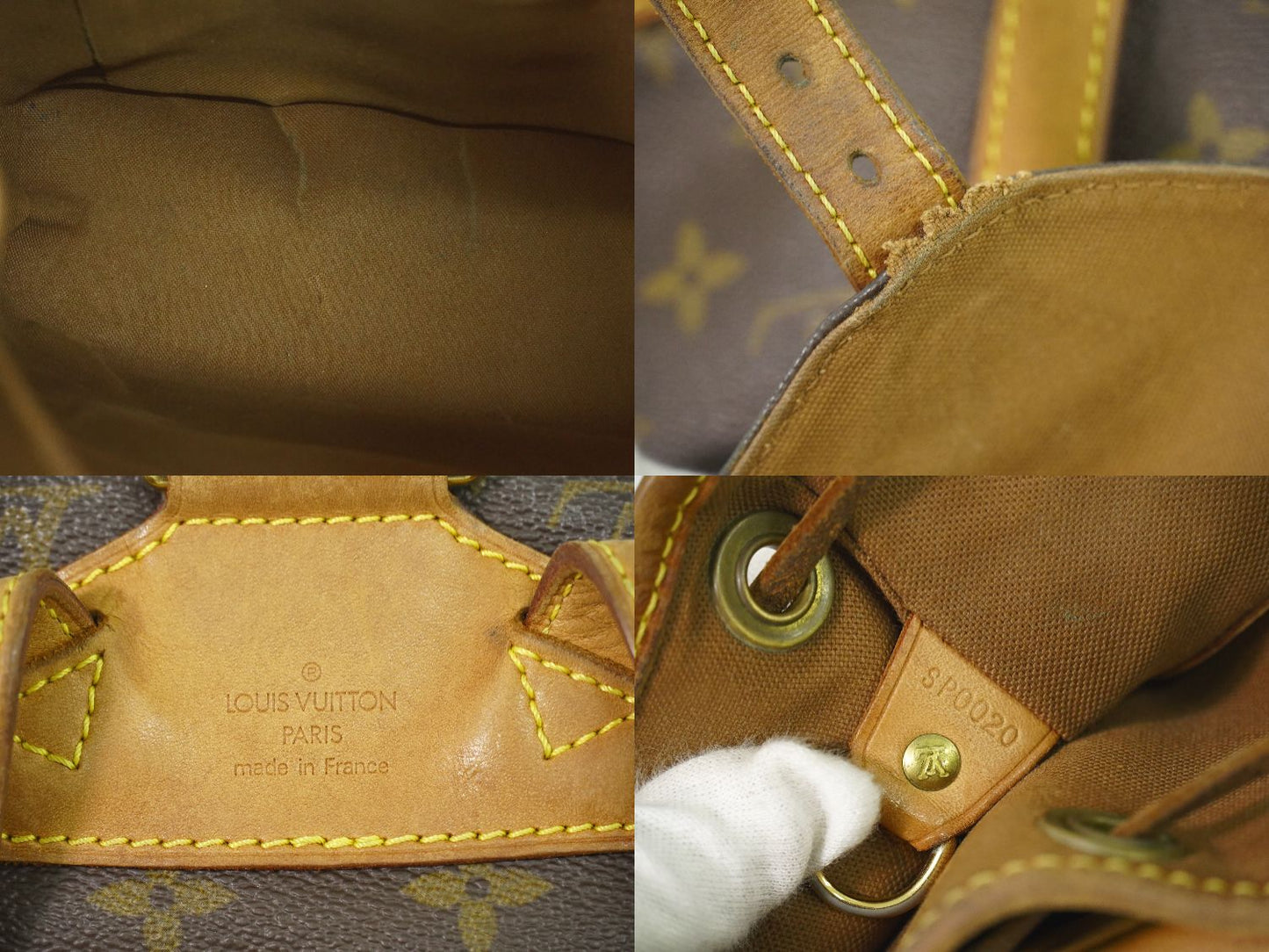 LOUIS VUITTON モンスリ MM リュックサック モノグラム M51136