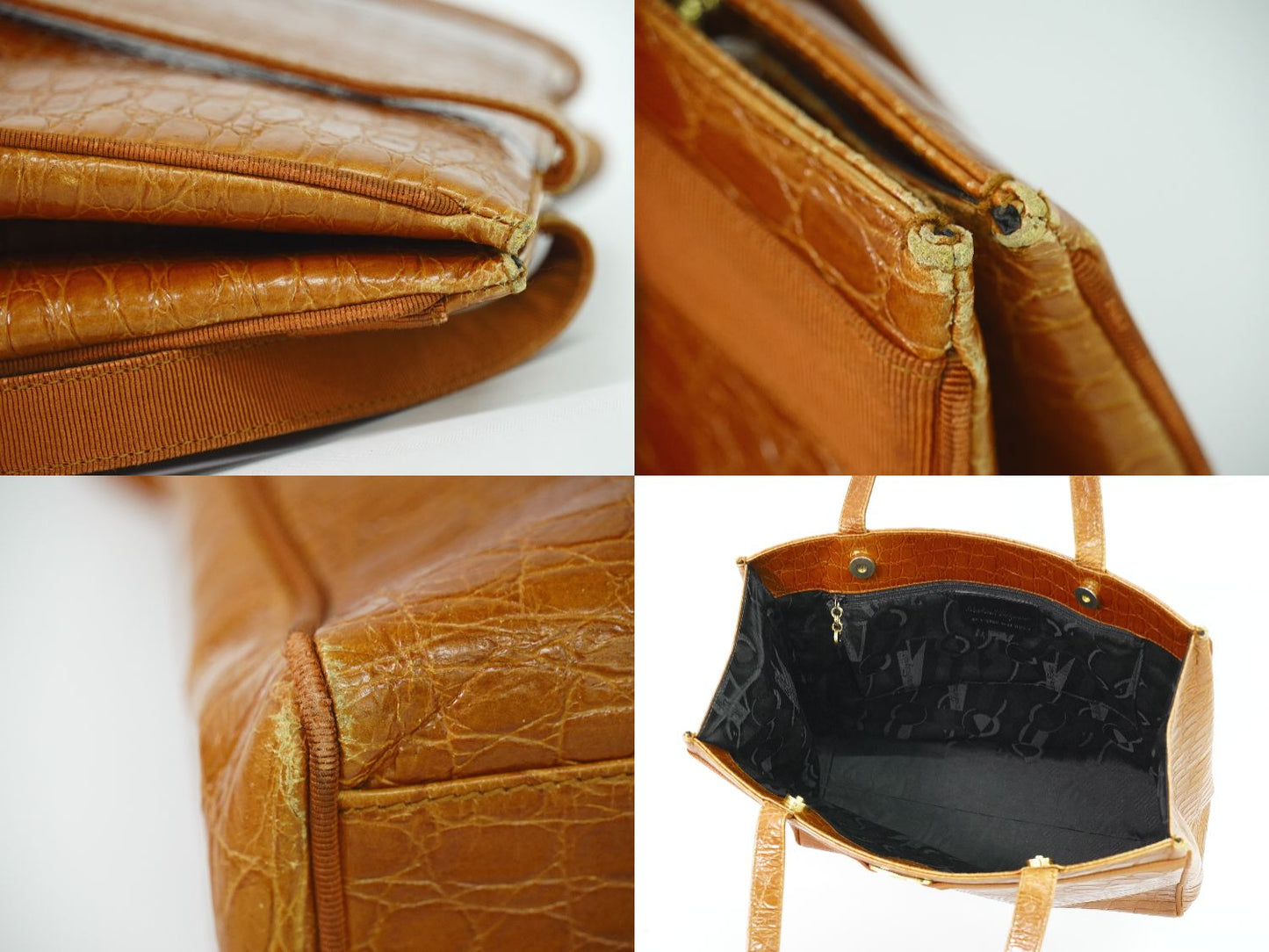 Salvatore Ferragamo ヴァラ ショルダーバッグ ブラウン