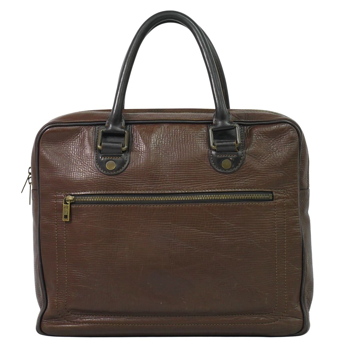 LOUIS VUITTON ユーロン ユタ レザー ビジネスバッグ カフェ M92532