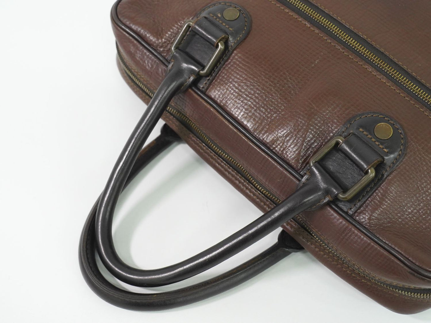 LOUIS VUITTON ユーロン ユタ レザー ビジネスバッグ カフェ M92532