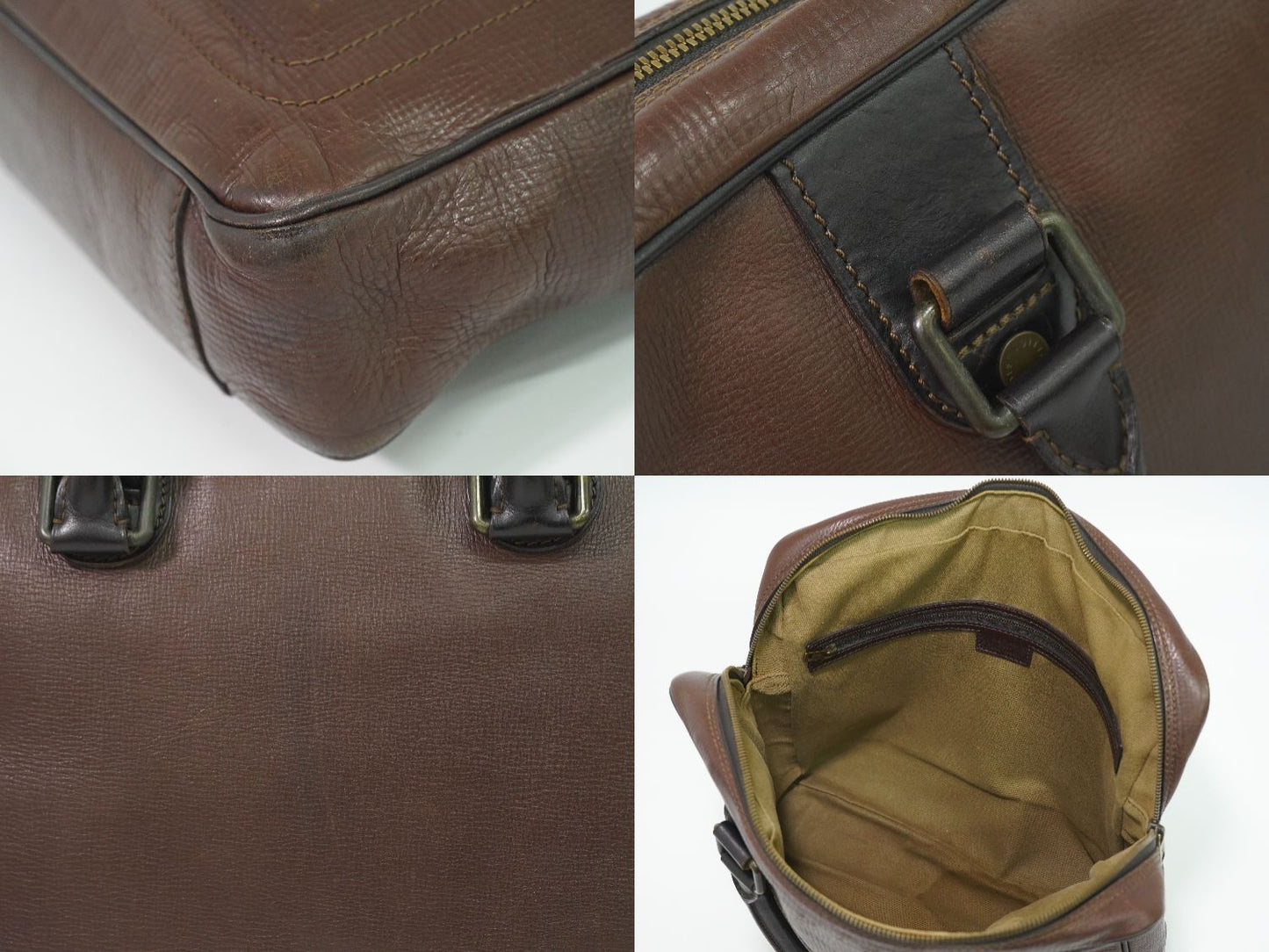 LOUIS VUITTON ユーロン ユタ レザー ビジネスバッグ カフェ M92532