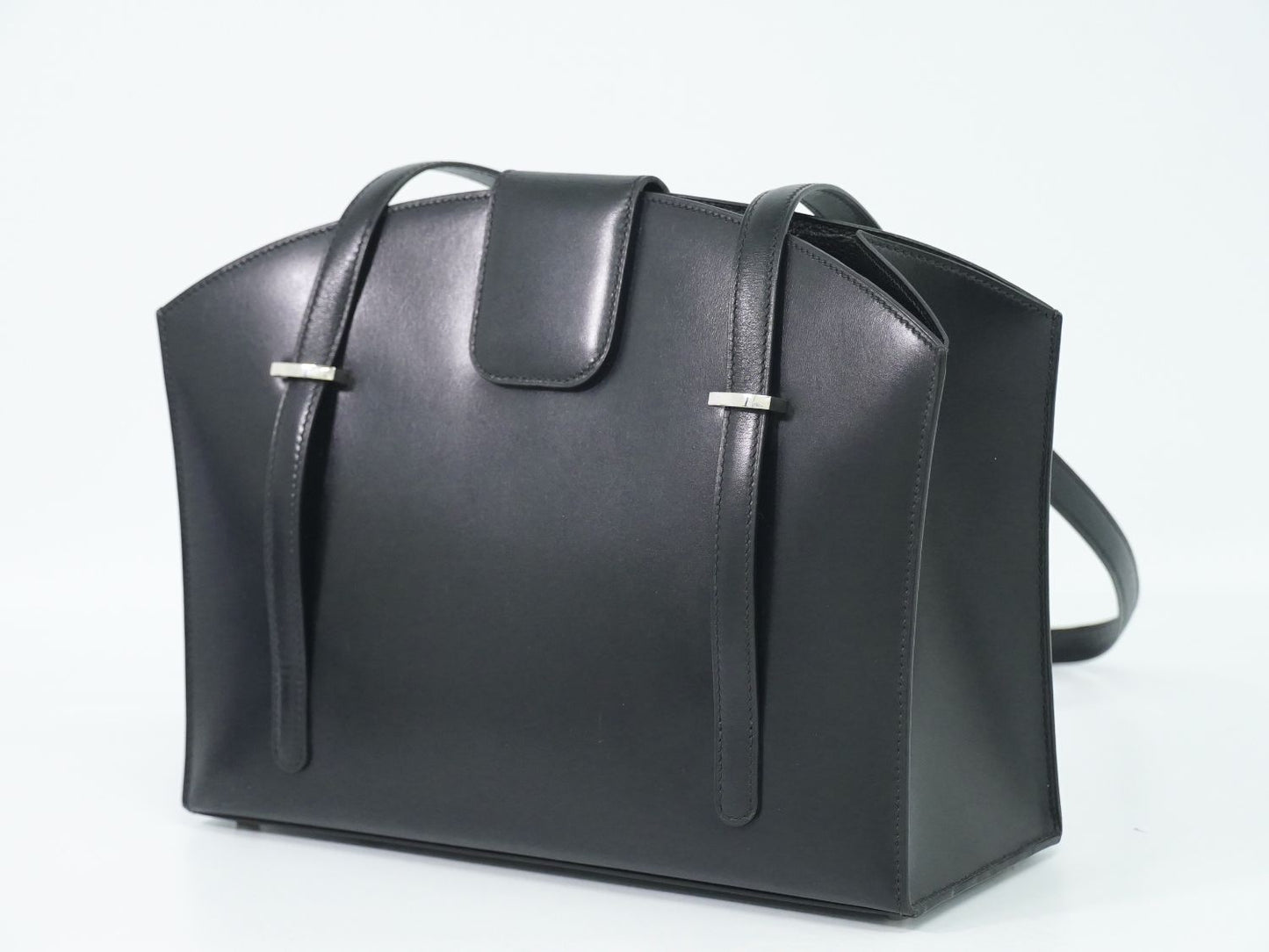 HERMES リン ウォッチ ショルダーバッグ □C刻 ブラック