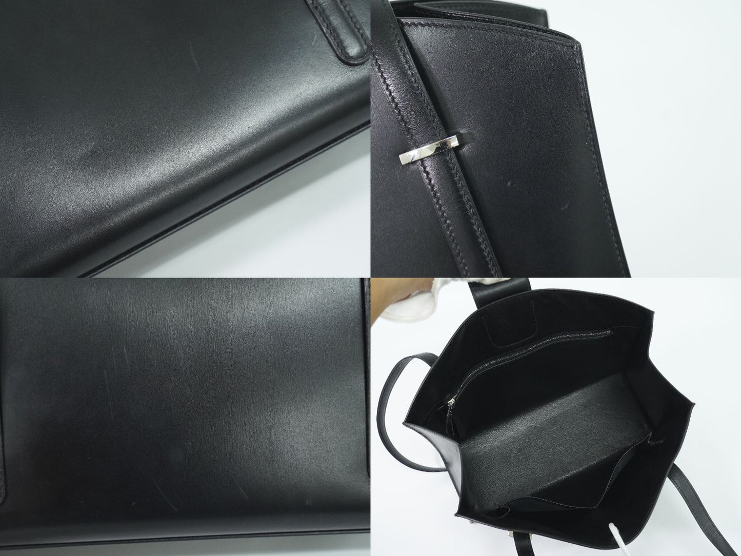 HERMES リン ウォッチ ショルダーバッグ □C刻 ブラック