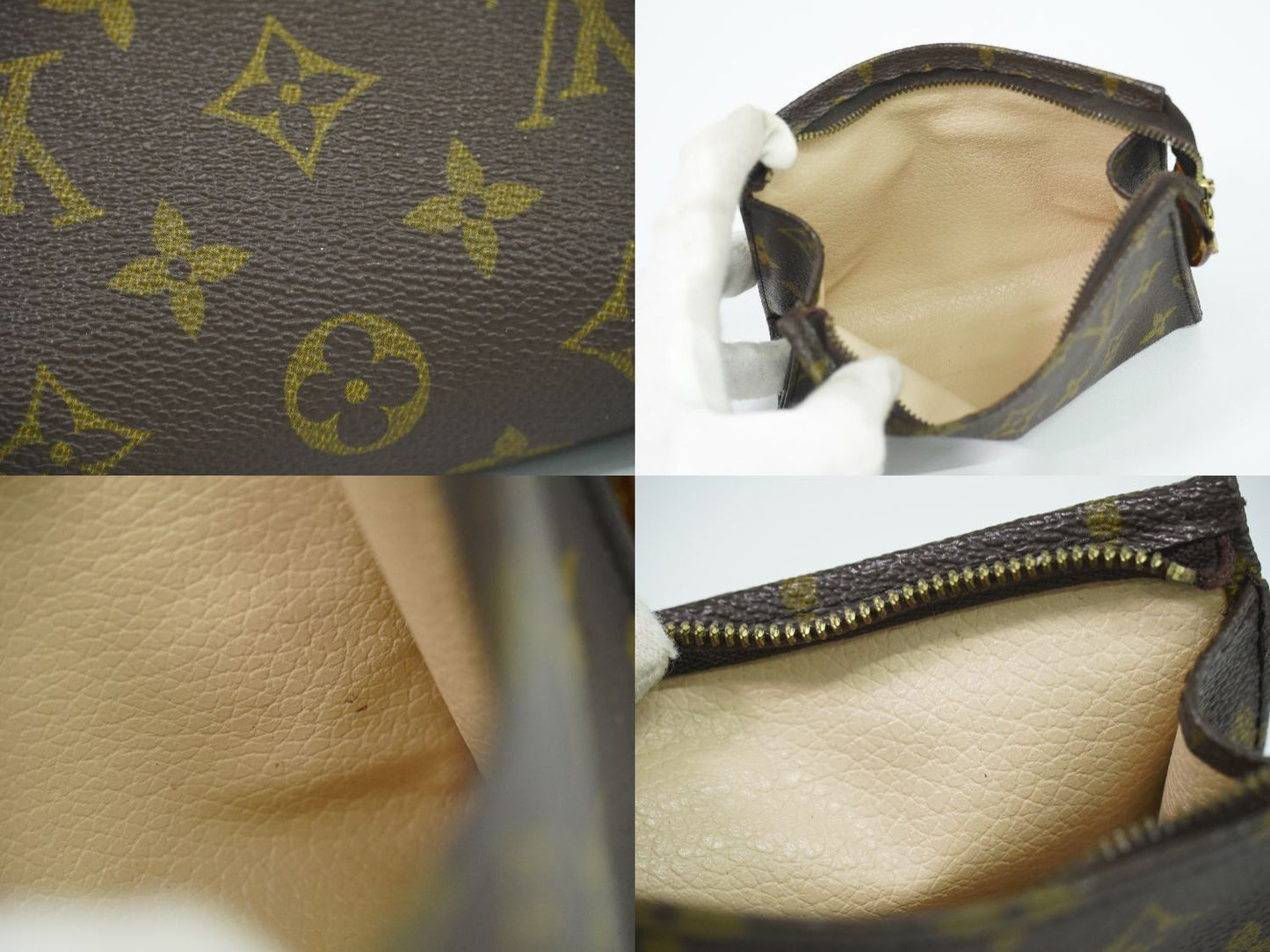 LOUIS VUITTON ポッシュトワレット 15 モノグラム ポーチ M47546