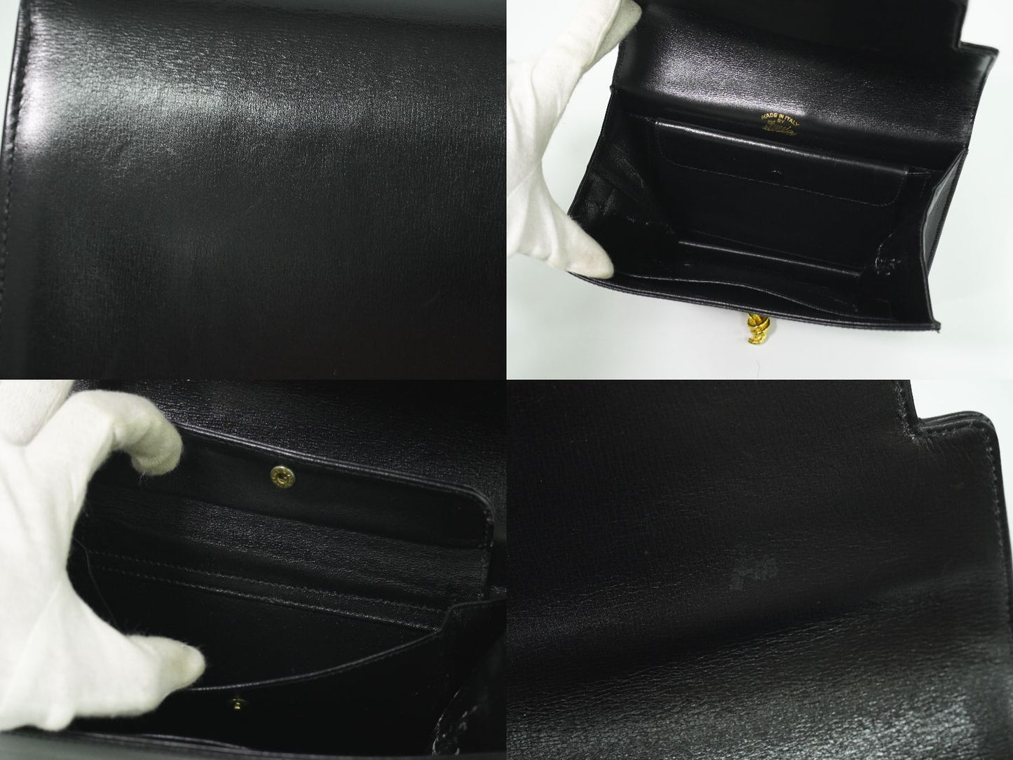 GUCCI オールドグッチ クラッチバッグ ブラック