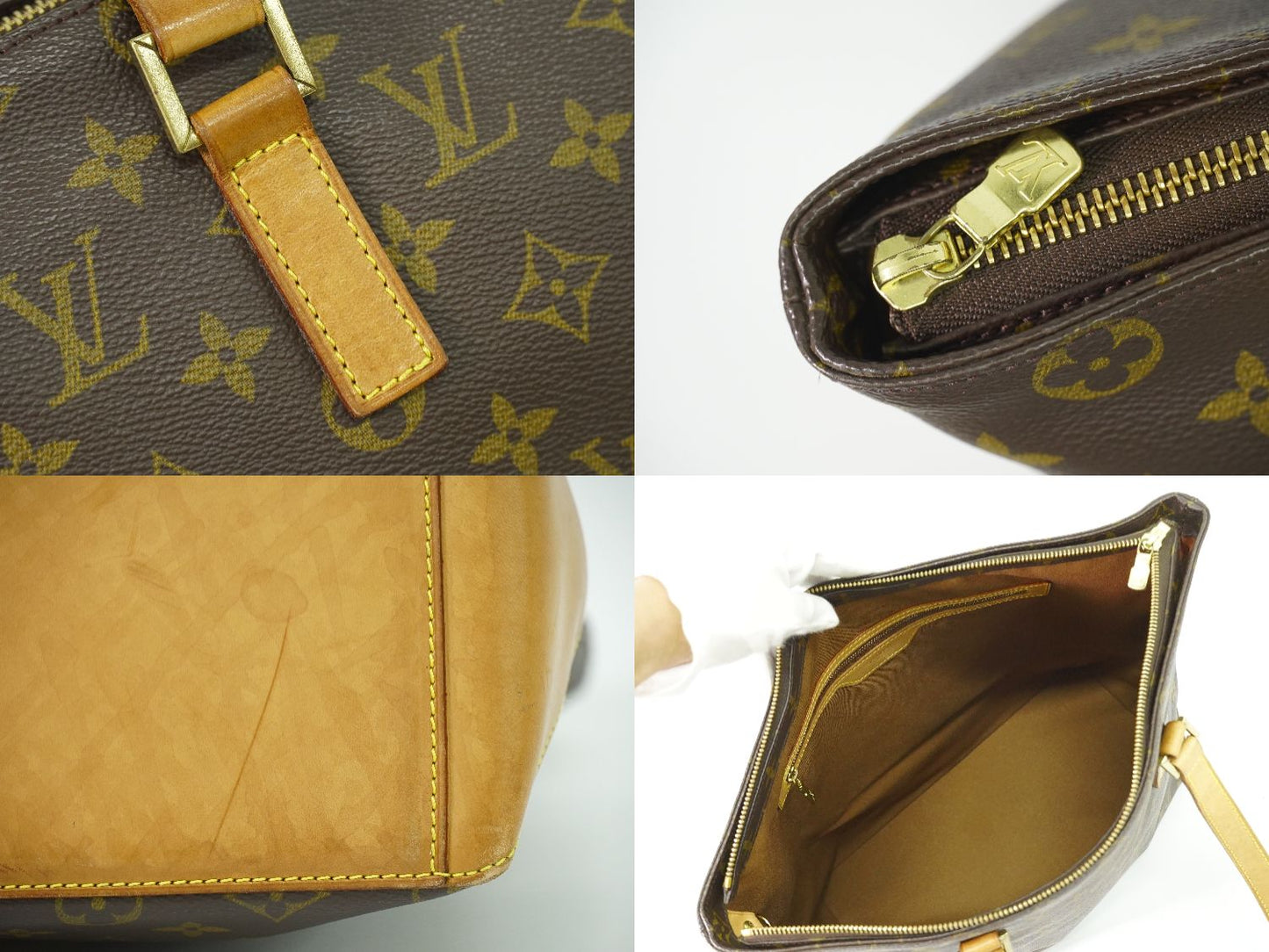 LOUIS VUITTON カバメゾ モノグラム ショルダーバッグ M51151