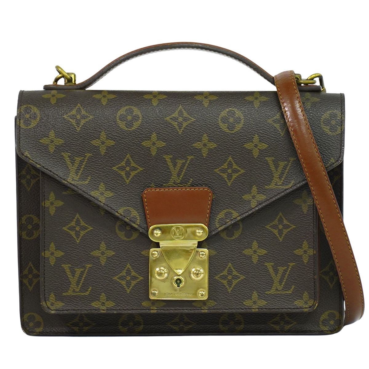 LOUIS VUITTON モンソー 26 モノグラム 2WAY ショルダーバッグ M51187