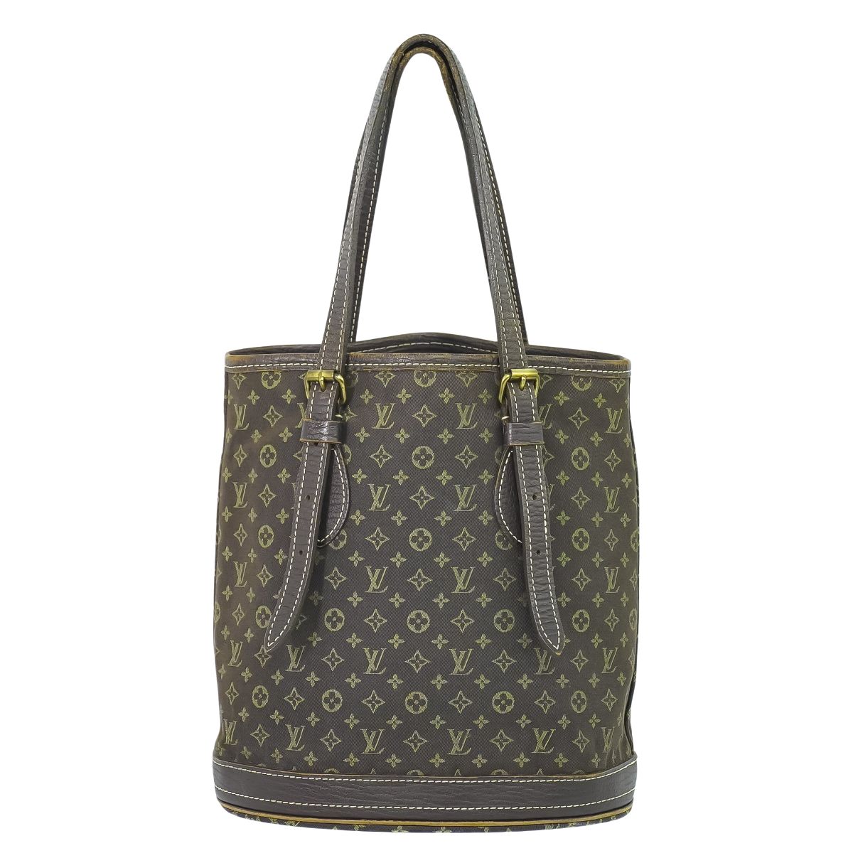 LOUIS VUITTON バケット PM モノグラム ミニラン ショルダーバッグ エベヌ M95226