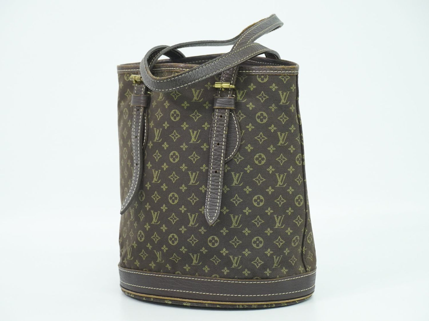 LOUIS VUITTON バケット PM モノグラム ミニラン ショルダーバッグ エベヌ M95226