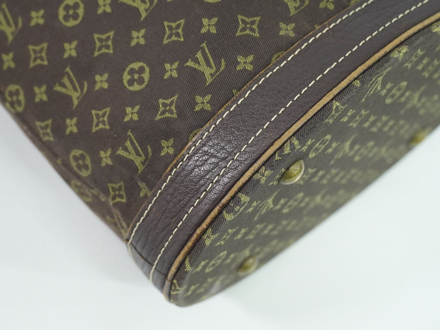 LOUIS VUITTON バケット PM モノグラム ミニラン ショルダーバッグ エベヌ M95226