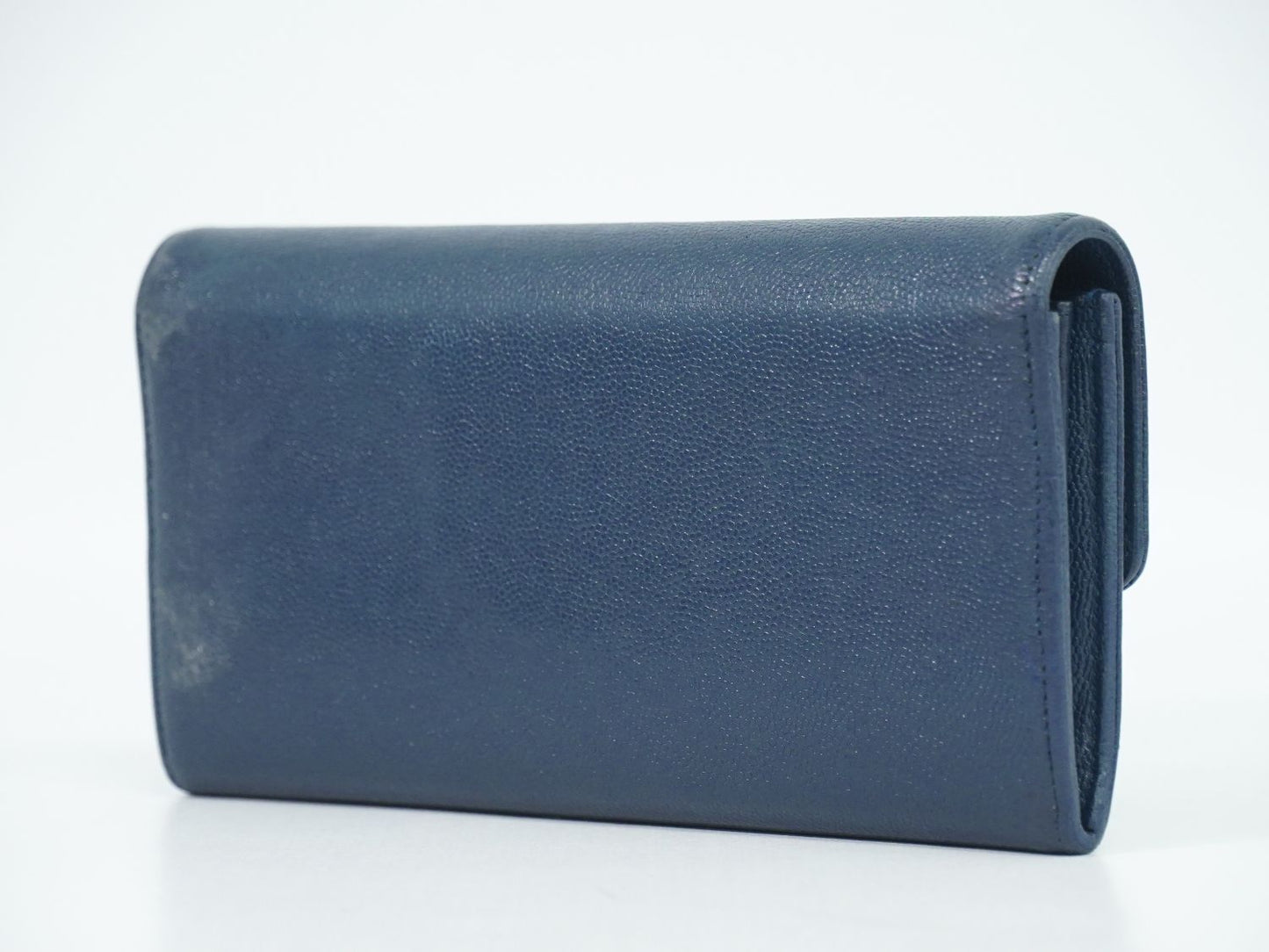 CHANEL ココマーク 長財布 ネイビー