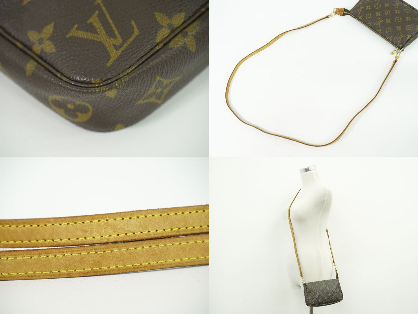 LOUIS VUITTON ポシェットアクセソワール モノグラム ショルダーバッグ M51980