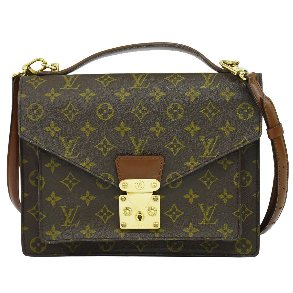 LOUIS VUITTON モンソー モノグラム 2WAY ショルダーバッグ M51185