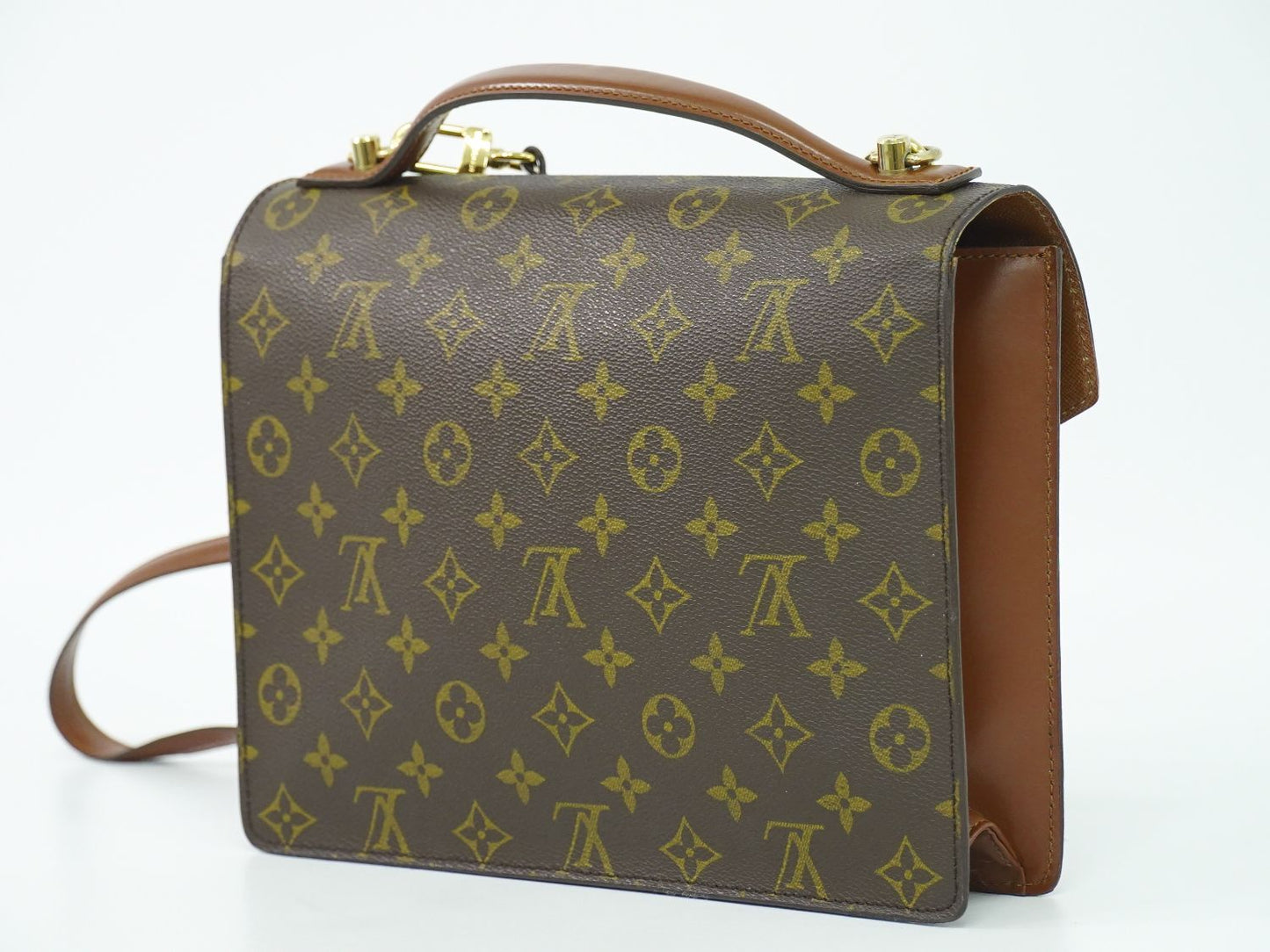 LOUIS VUITTON モンソー モノグラム 2WAY ショルダーバッグ M51185