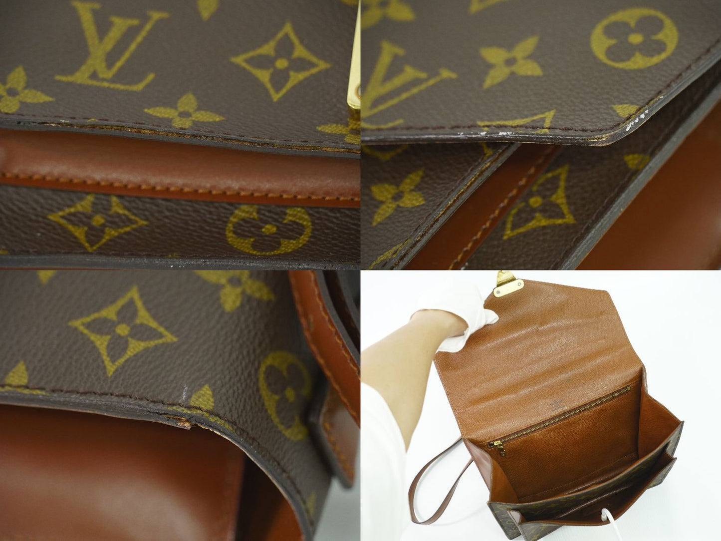 LOUIS VUITTON モンソー モノグラム 2WAY ショルダーバッグ M51185