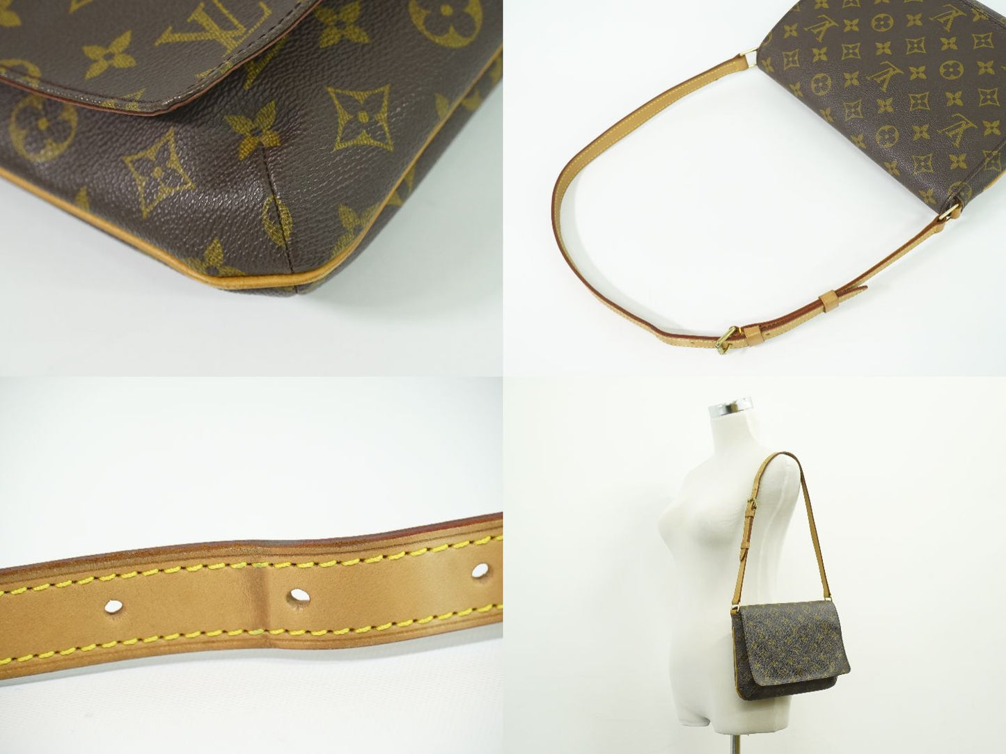 LOUIS VUITTON ミュゼットタンゴ ショート モノグラム ショルダーバッグ M51257