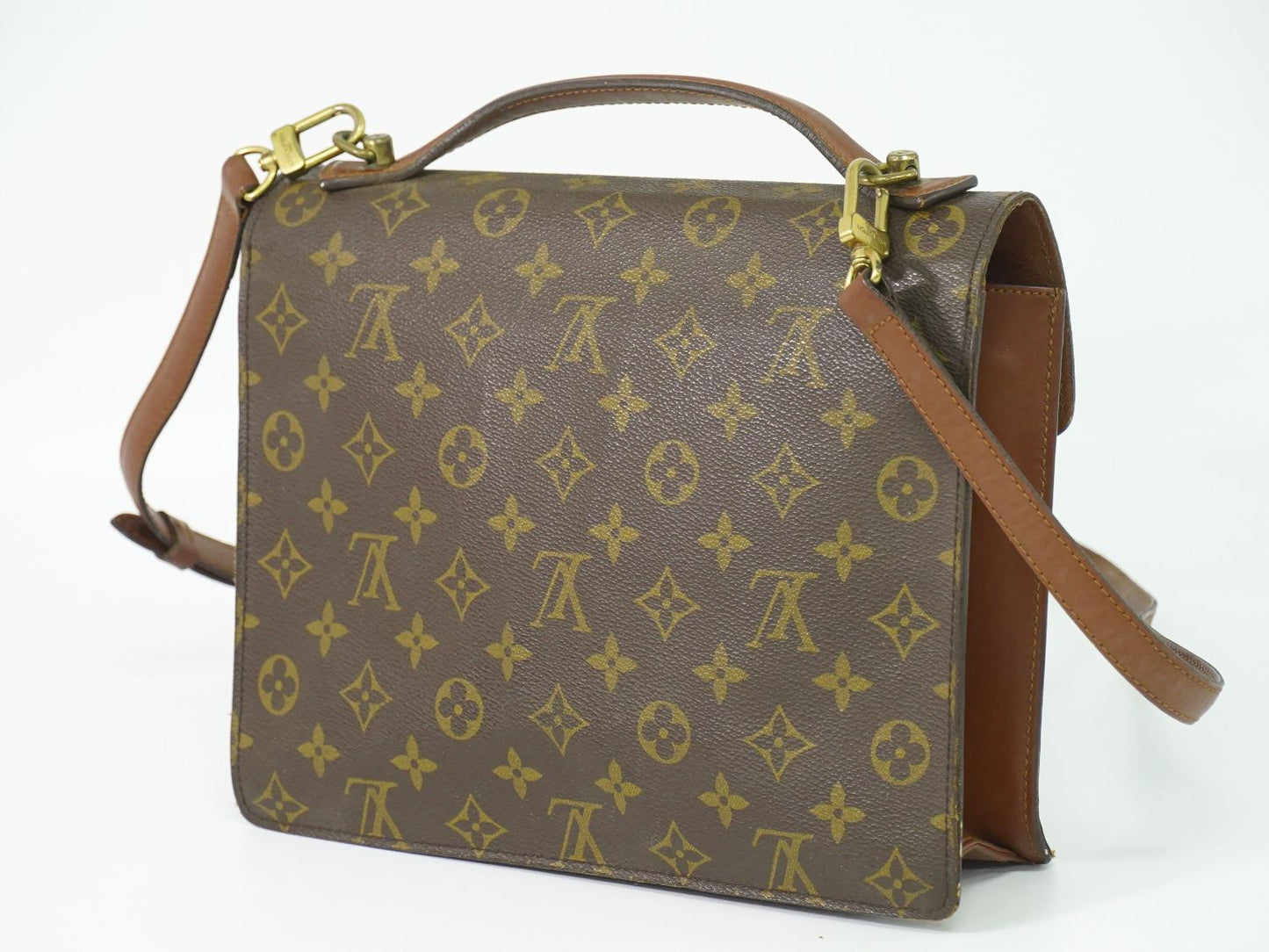 LOUIS VUITTON モンソー モノグラム 2WAY ショルダーバッグ M51185