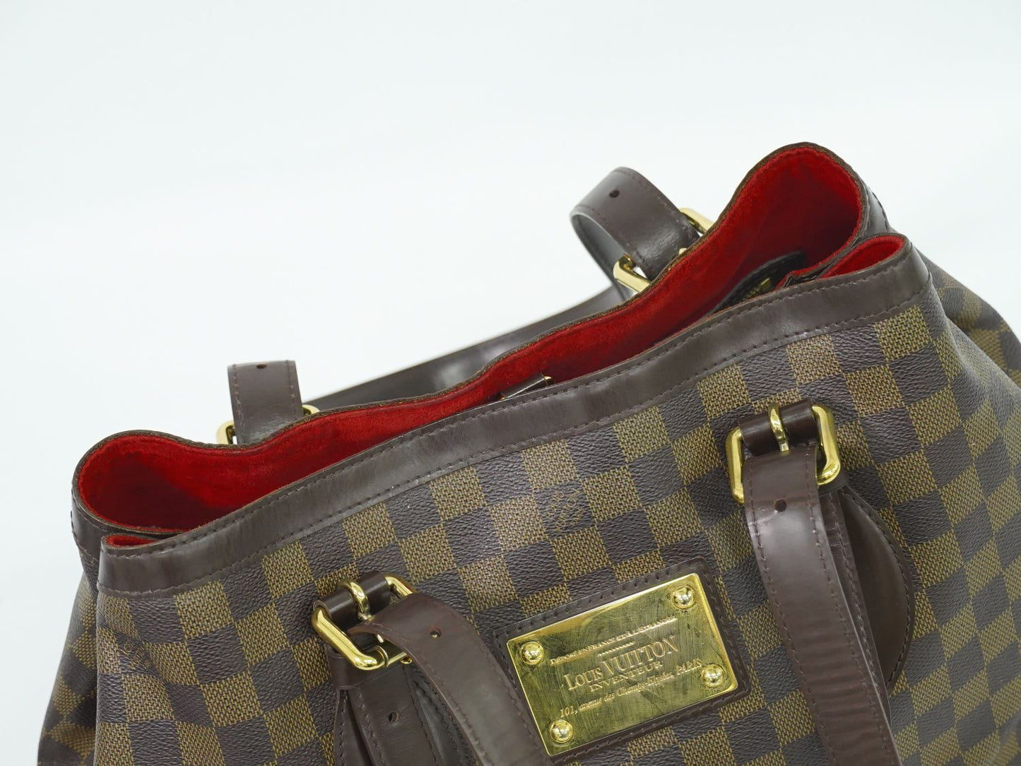 LOUIS VUITTON ハムステッド MM ダミエ エベヌ トートバッグ N51204