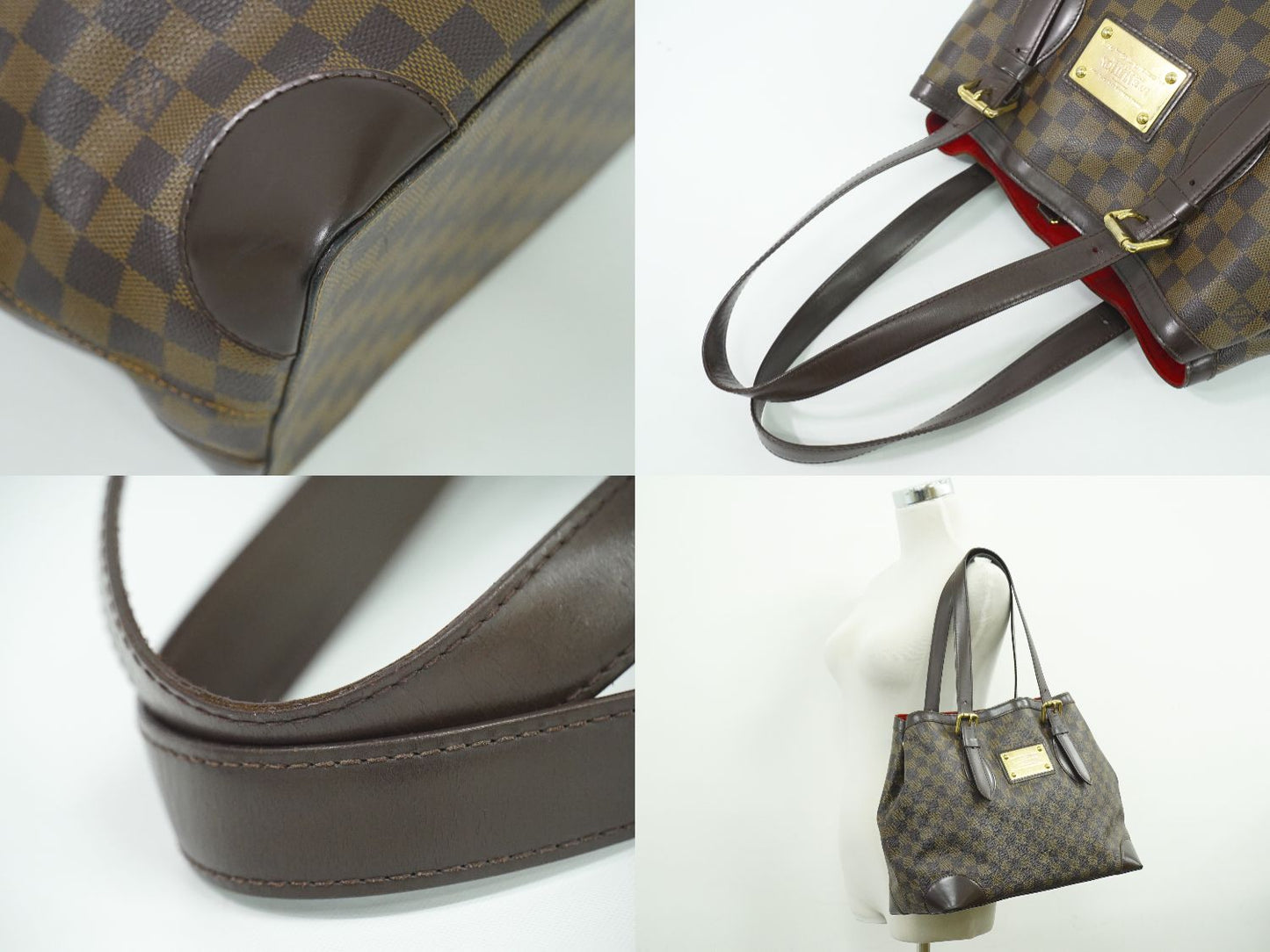 LOUIS VUITTON ハムステッド MM ダミエ エベヌ トートバッグ N51204