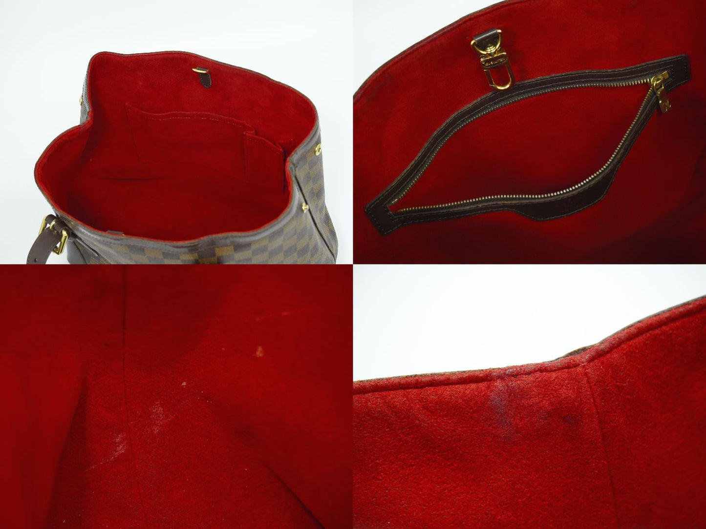 LOUIS VUITTON ハムステッド MM ダミエ エベヌ トートバッグ N51204