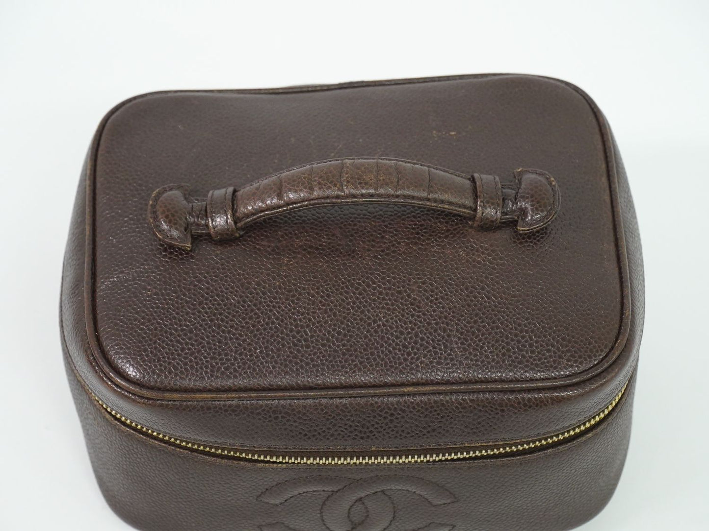CHANEL ココマーク バニティバッグ ブラウン