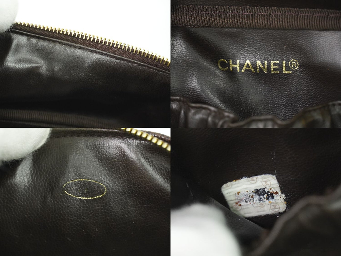 CHANEL ココマーク バニティバッグ ブラウン