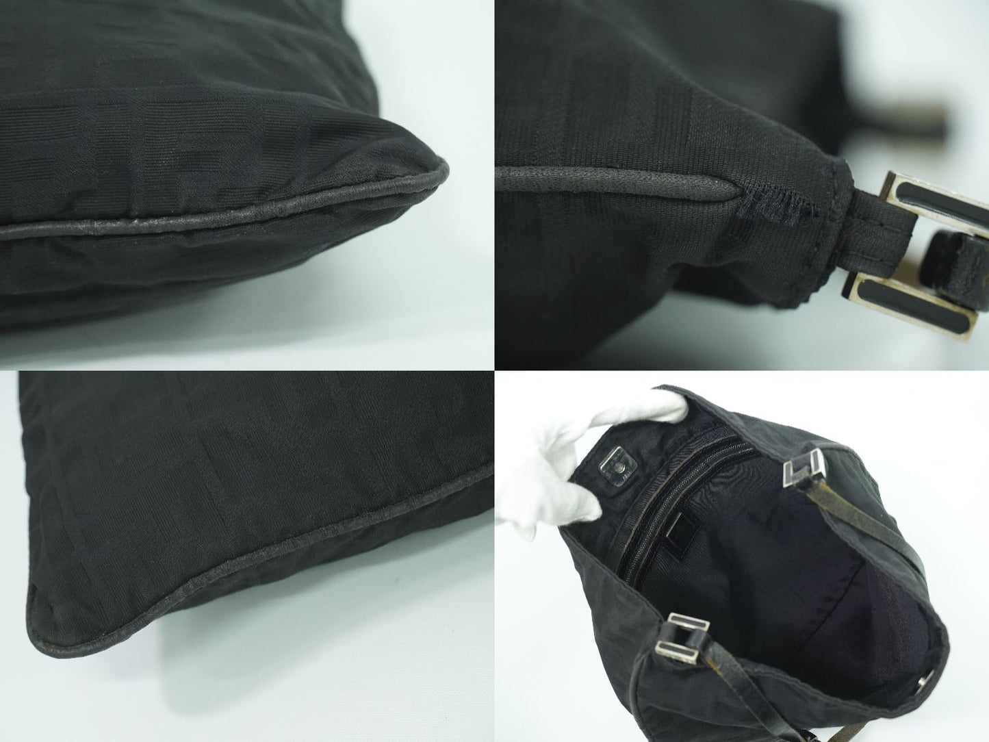 FENDI ズッカ ショルダーバッグ ブラック