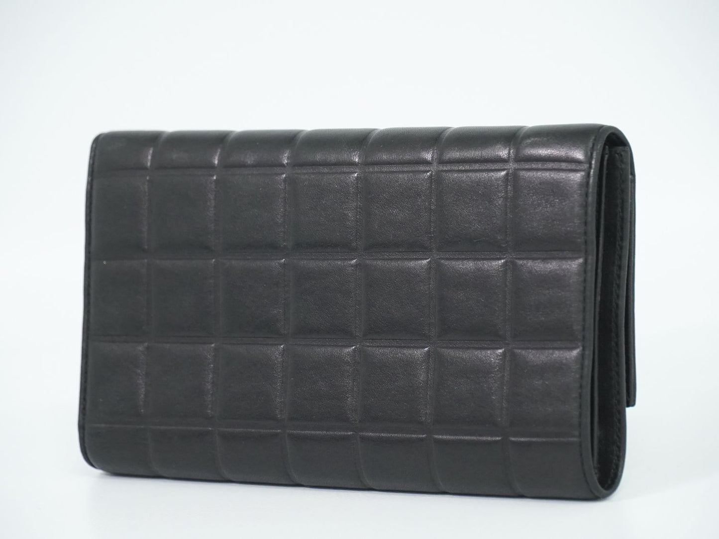 CHANEL チョコバー 長財布 ブラック