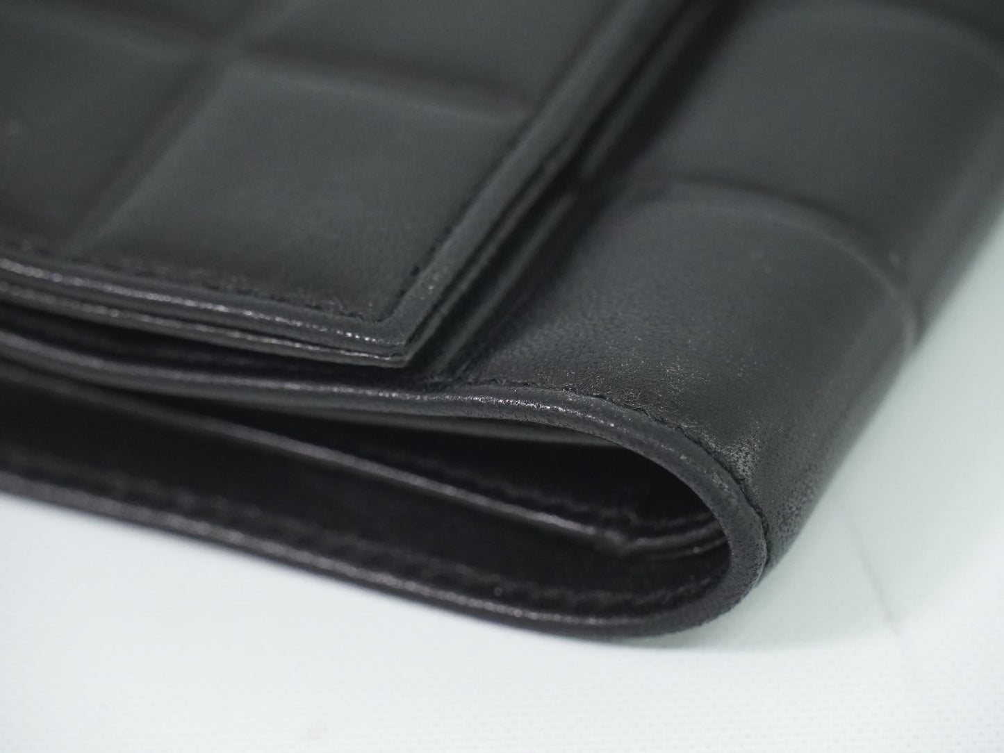 CHANEL チョコバー 長財布 ブラック
