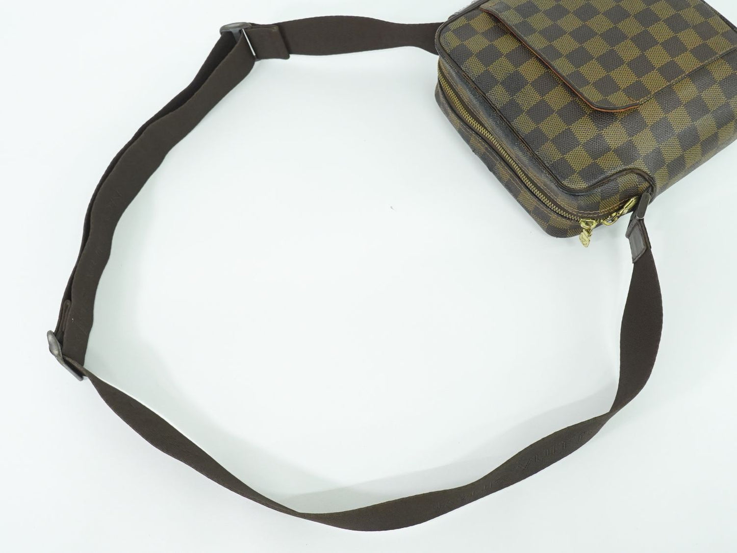 LOUIS VUITTON オラフ PM ダミエ エベヌ ショルダーバッグ N41442
