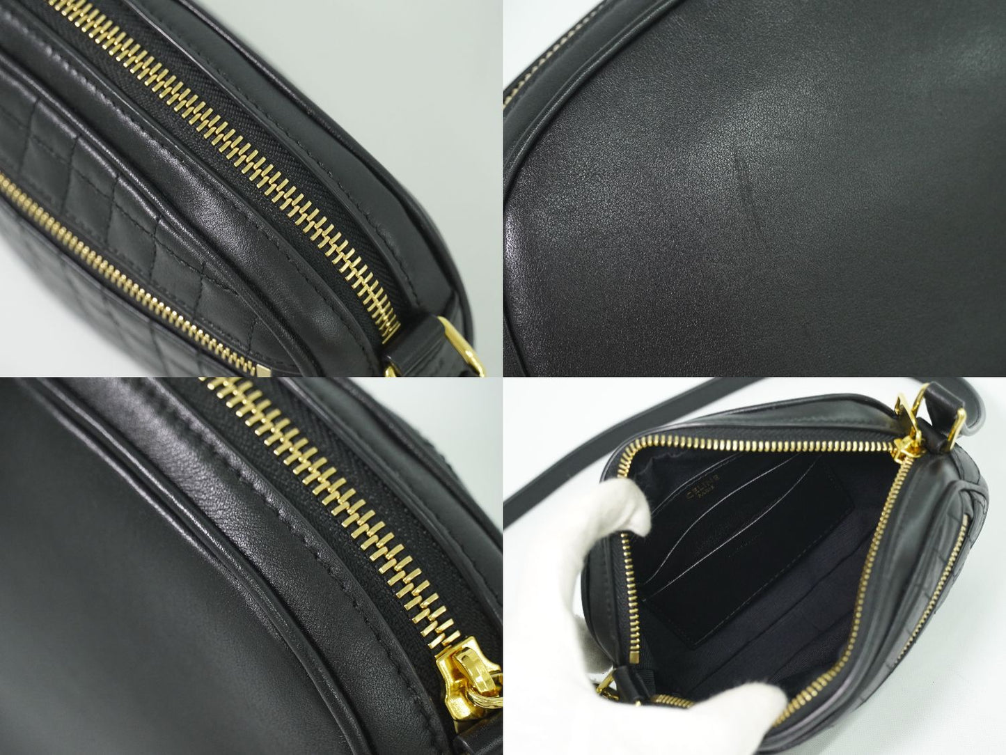 CELINE Cチャーム ショルダーバッグ ブラック