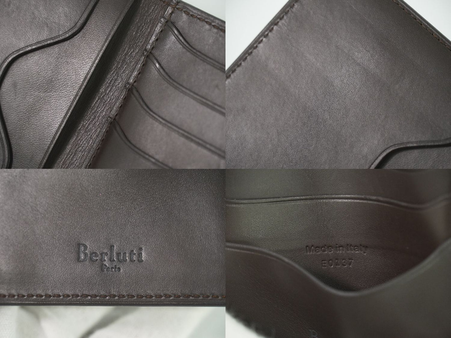 Berluti 折財布 ブラウン