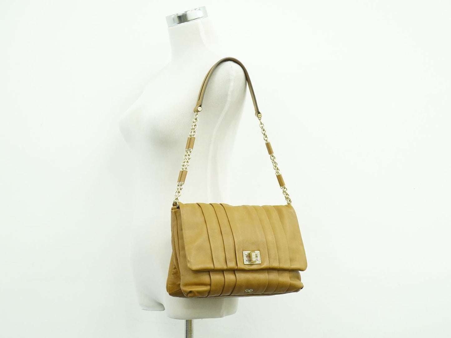 ANYA HINDMARCH ショルダーバッグ ブラウン
