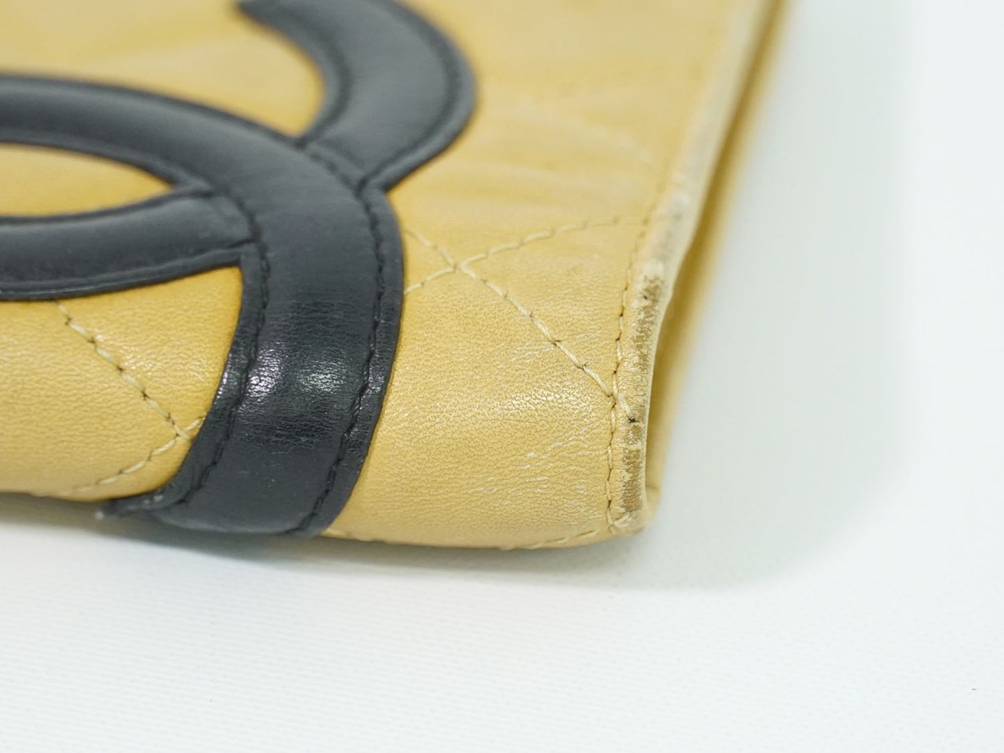 CHANEL ココマーク カンボンライン 長財布 ベージュ