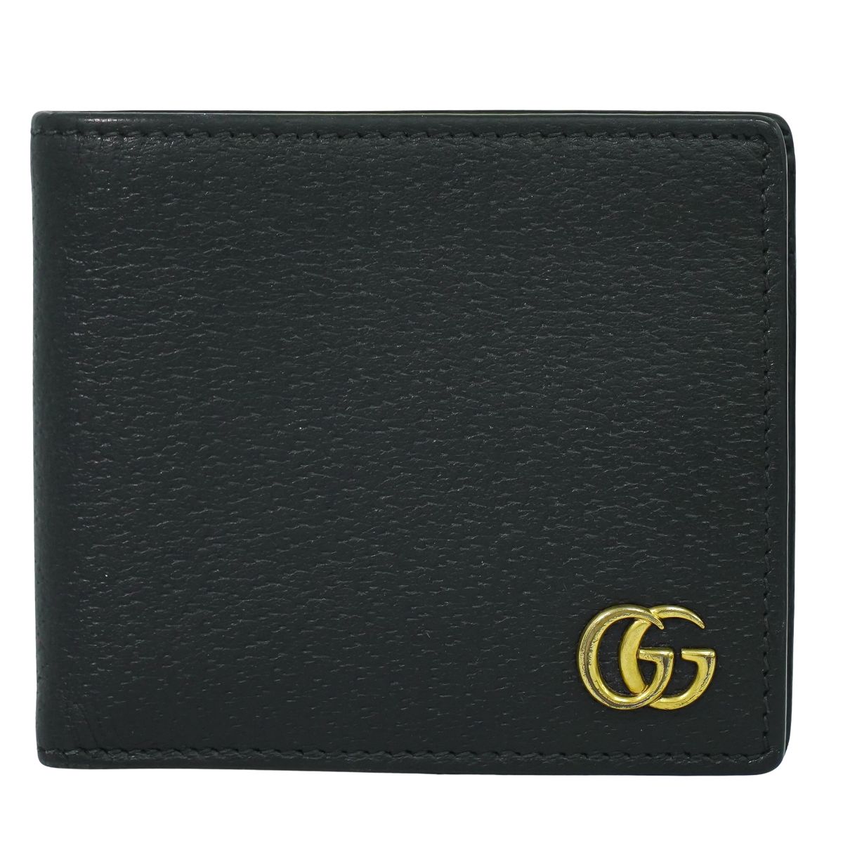 GUCCI GGマーモント 折財布 ブラック 428725