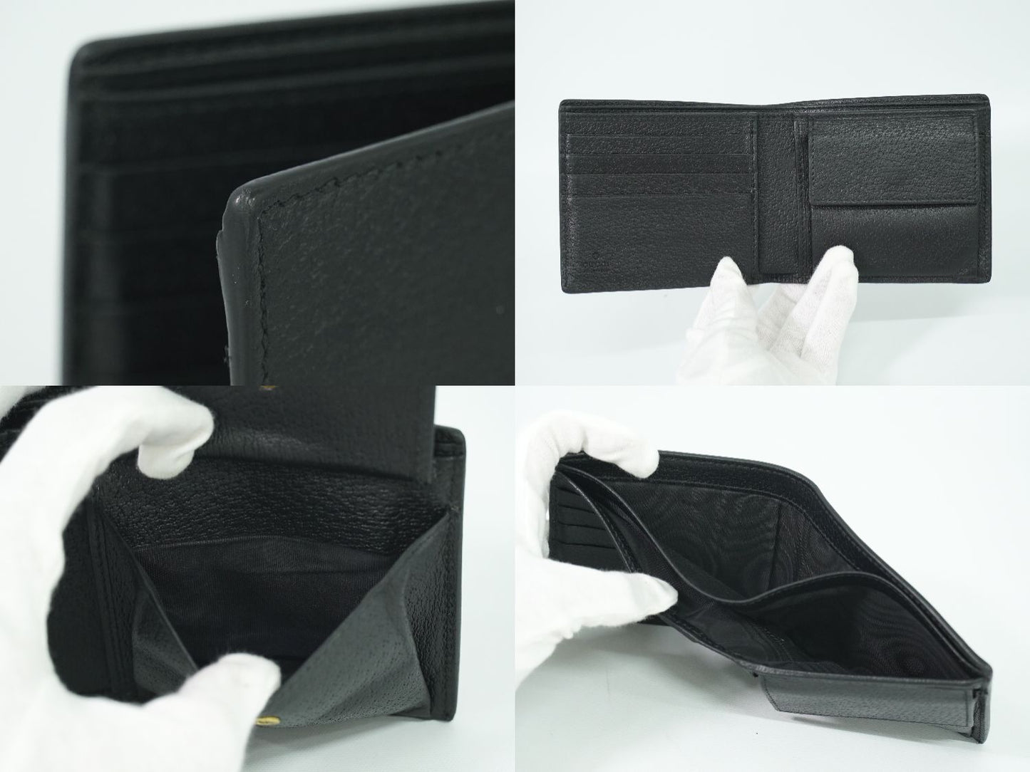 GUCCI GGマーモント 折財布 ブラック 428725