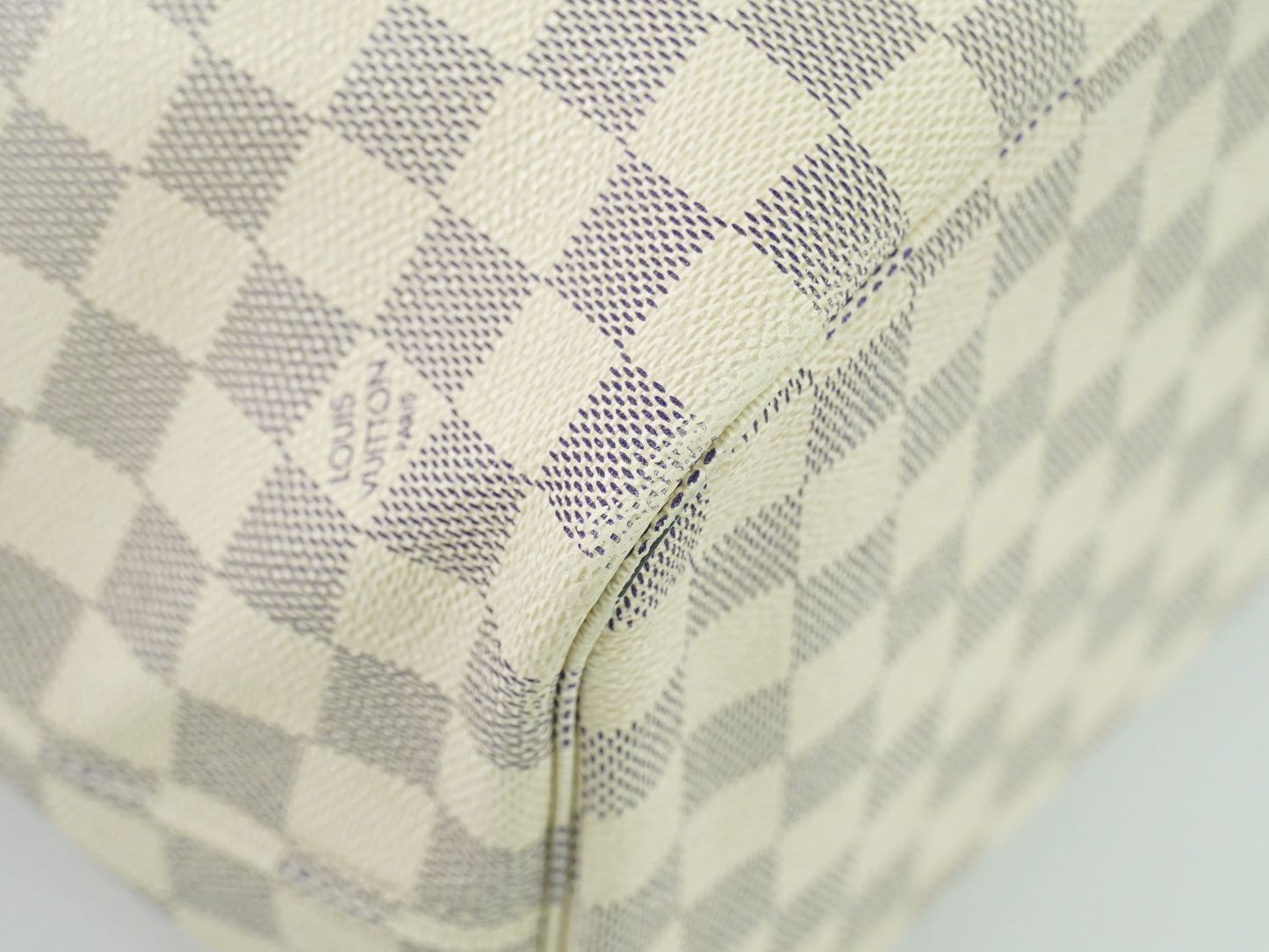 LOUIS VUITTON 新型 ネヴァーフル MM ダミエ アズール トートバッグ N41605