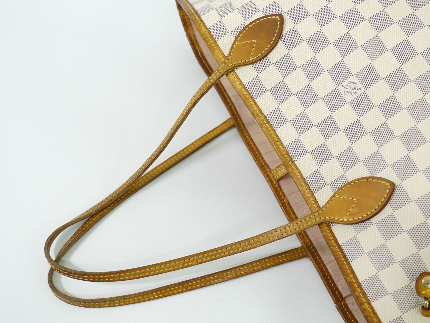 LOUIS VUITTON 新型 ネヴァーフル MM ダミエ アズール トートバッグ N41605