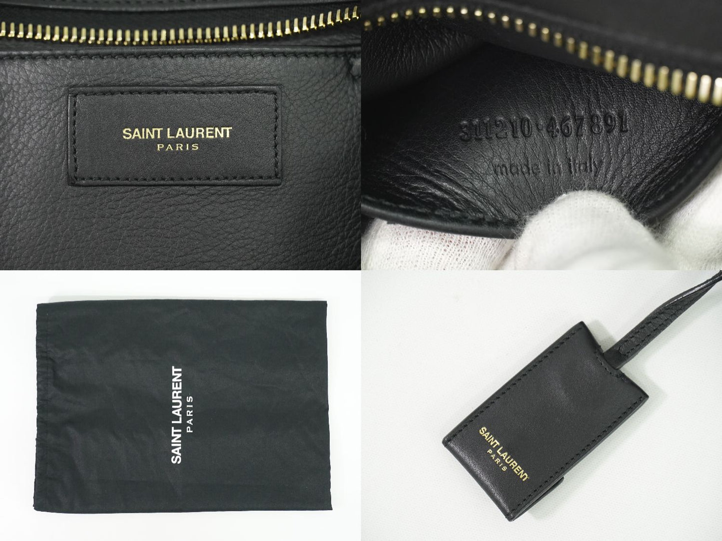 SAINT LAURENT プチカバス Yライン 2WAY ショルダーバッグ ブラック 311210