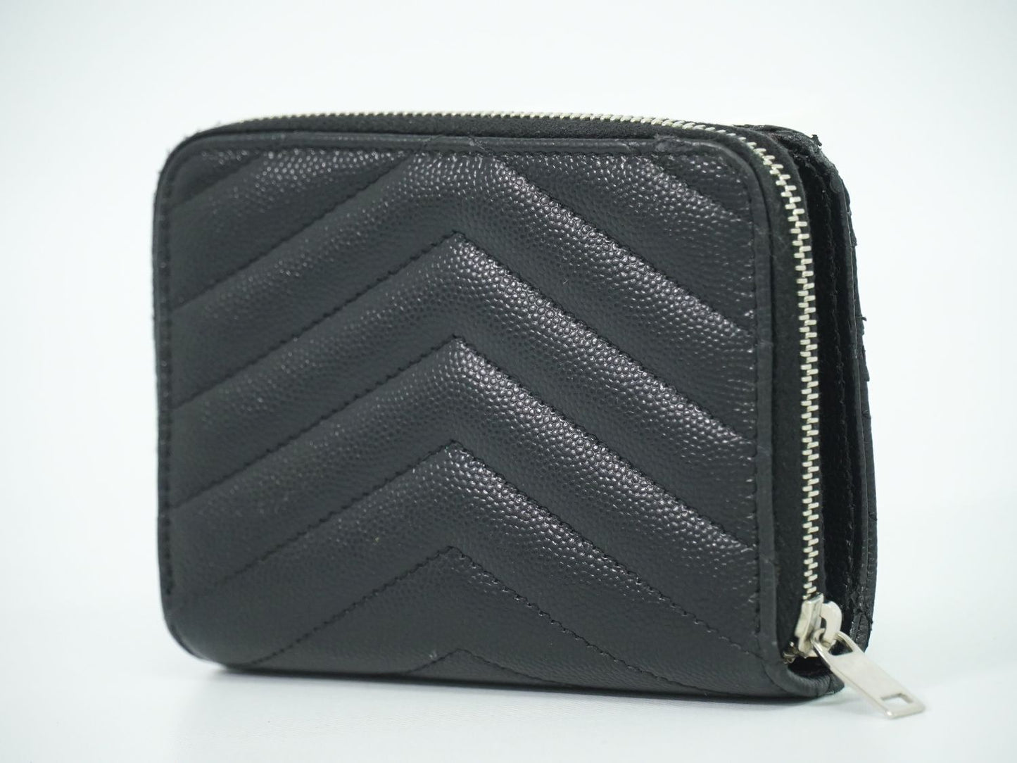 SAINT LAURENT YSL ロゴ 折財布 ブラック