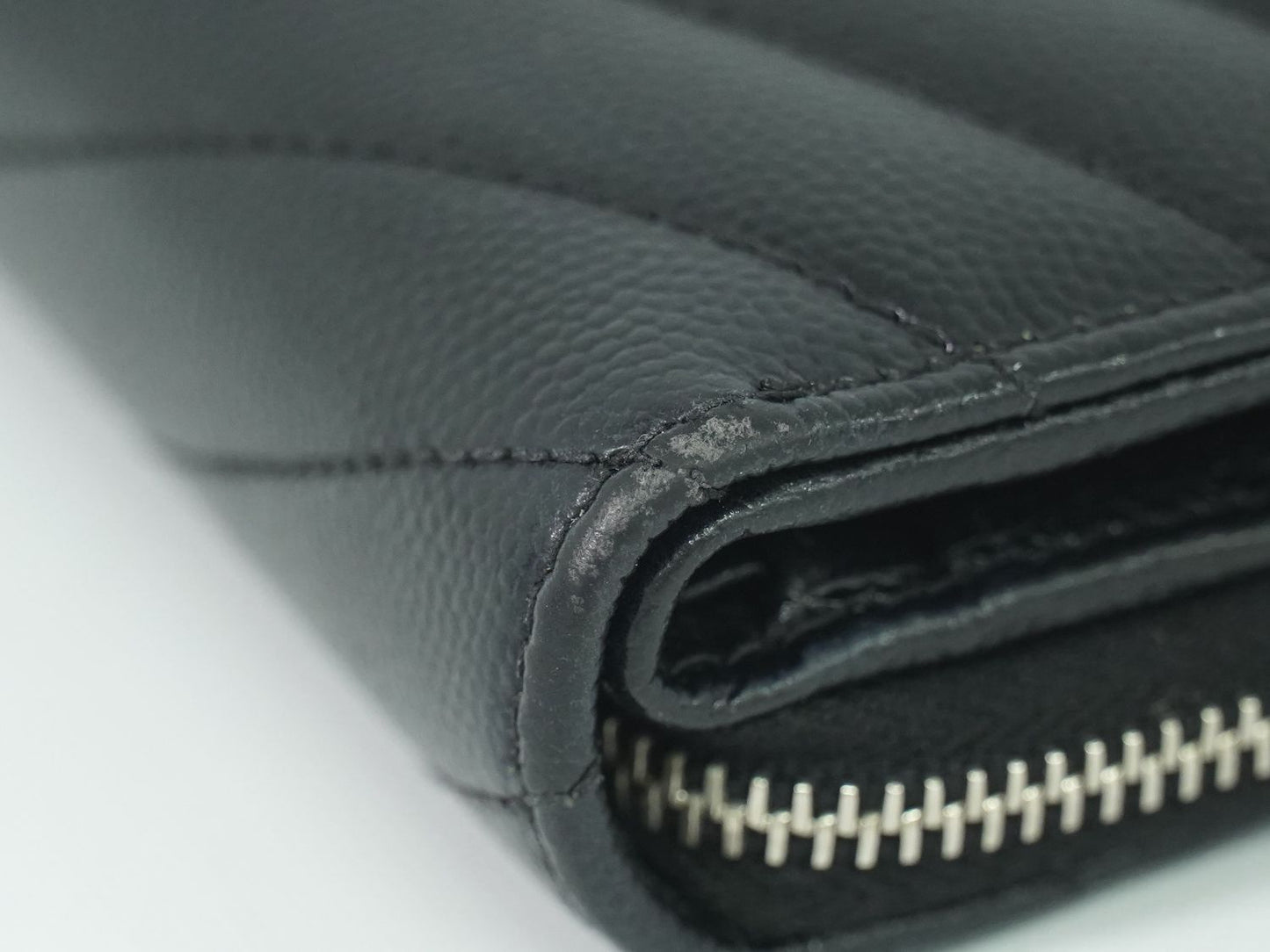 SAINT LAURENT YSL ロゴ 折財布 ブラック