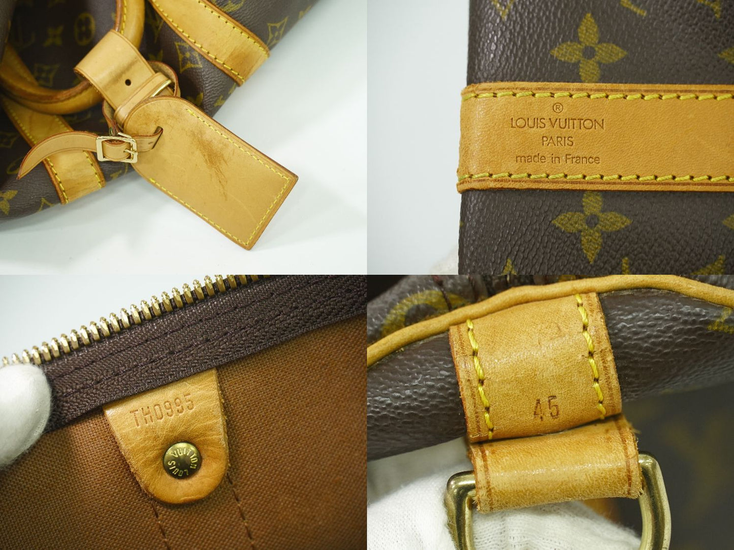 LOUIS VUITTON キーポルバンドリエール 45 モノグラム 2WAY ボストンバッグ M41418