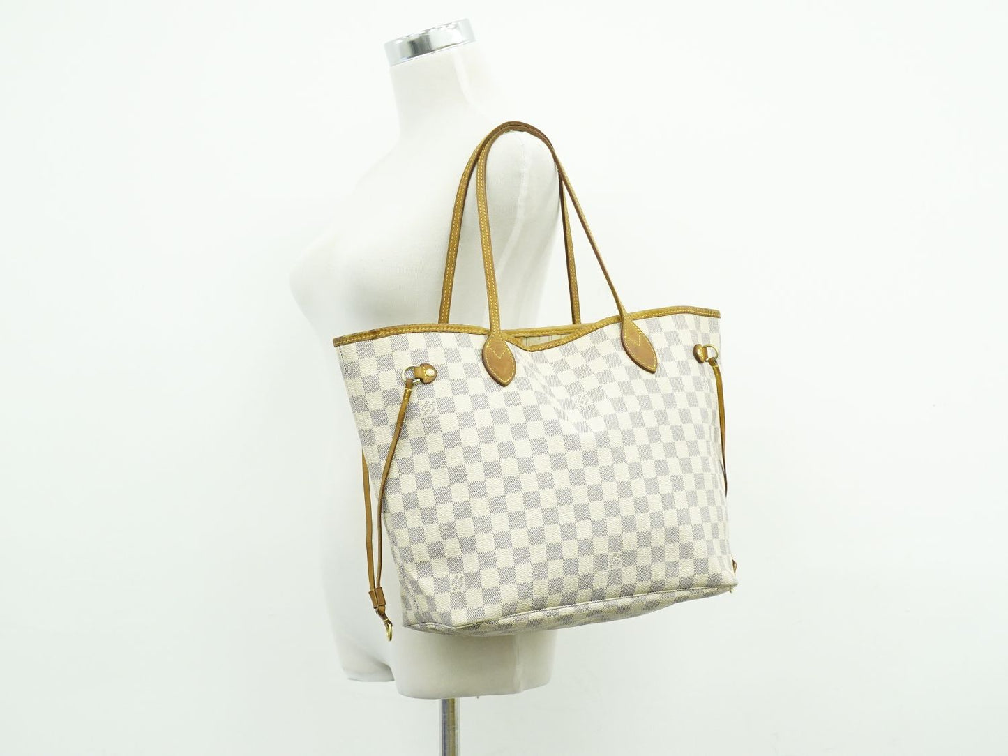 LOUIS VUITTON 旧型 ネヴァーフル MM ダミエ アズール トートバッグ N51107