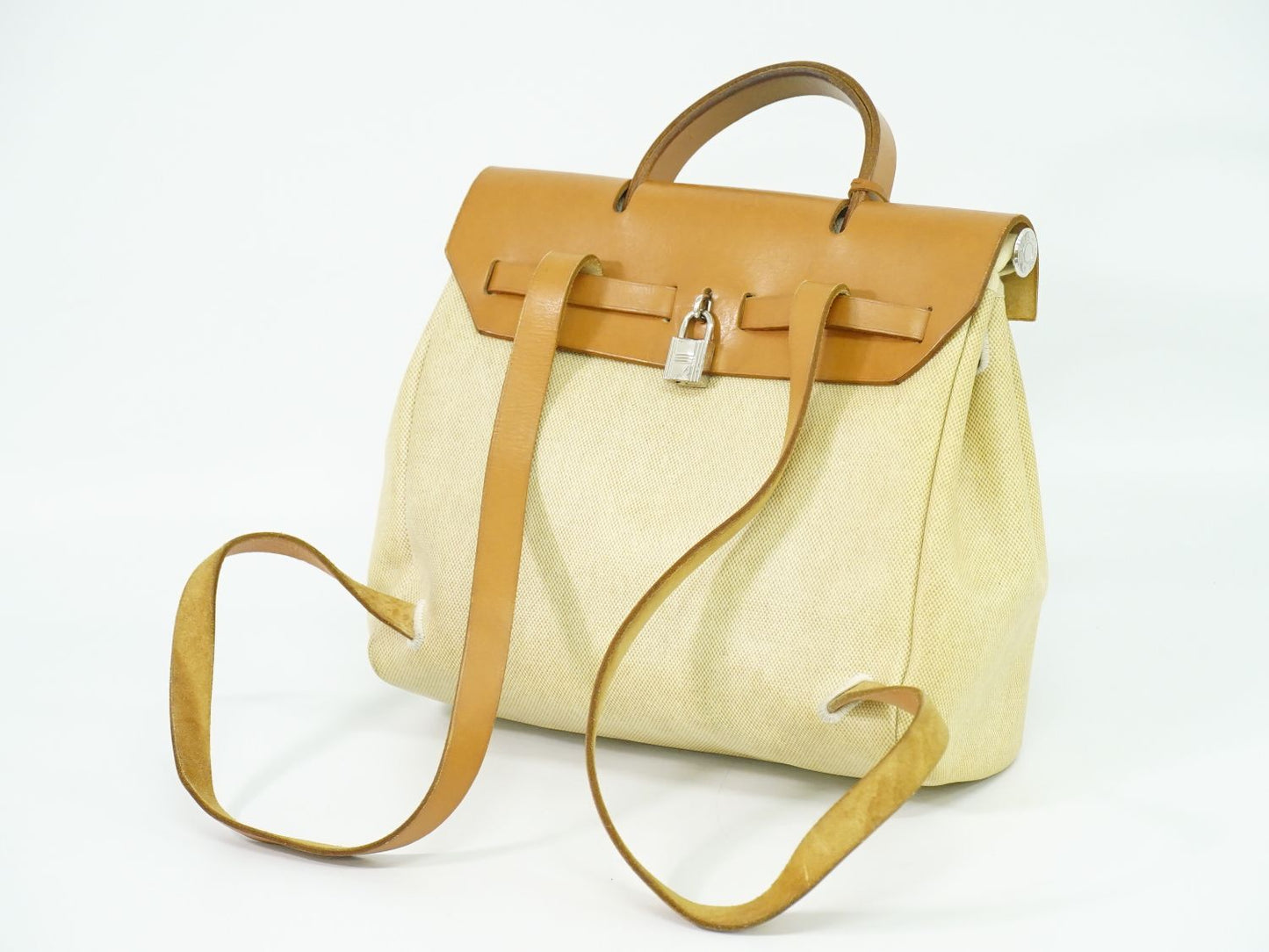 HERMES エールバッグ アド PM 2WAY リュックサック □D刻 ベージュ
