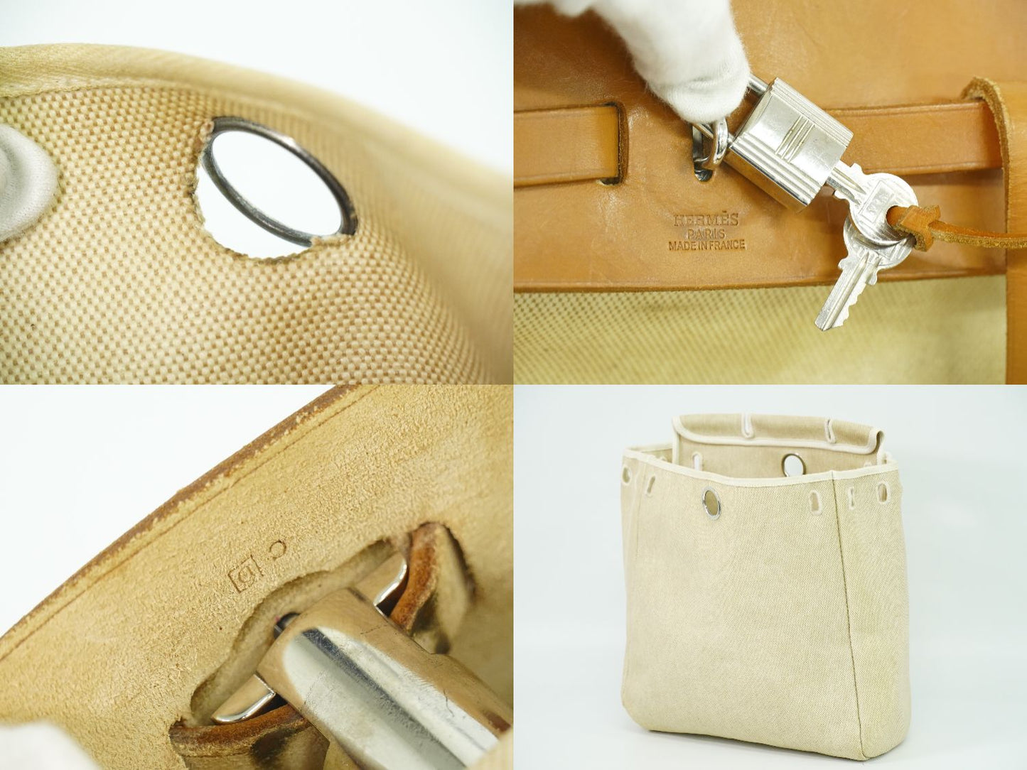 HERMES エールバッグ アド PM 2WAY リュックサック □D刻 ベージュ