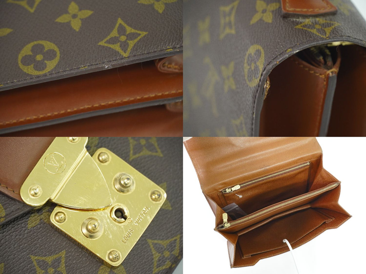 LOUIS VUITTON コンコルド モノグラム ハンドバッグ M51190
