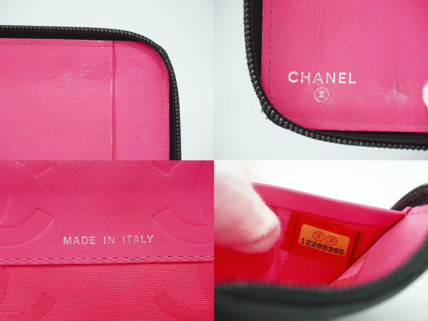 CHANEL ココマーク カンボンライン 長財布 ブラック