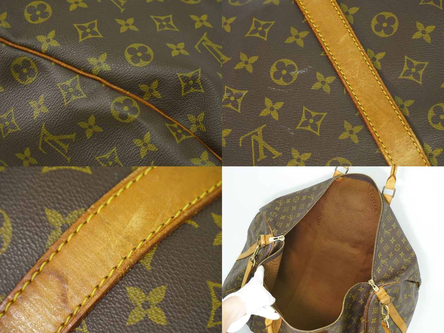 LOUIS VUITTON キーポルバンドリエール 60 モノグラム 2WAY ボストンバッグ M41412